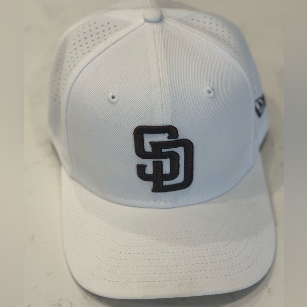 Seventy White Cap with Black Trim